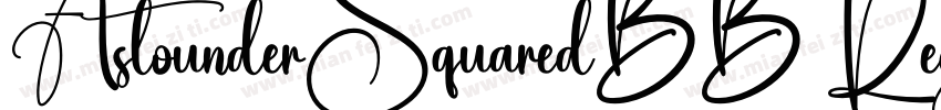 AstounderSquaredBB Regular字体转换